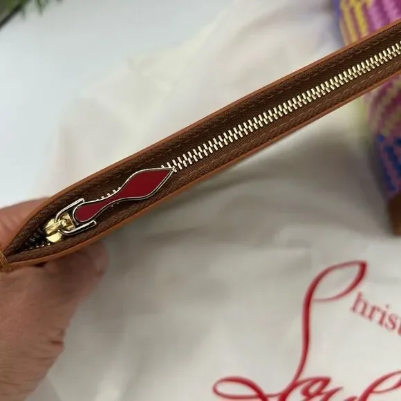 Women’s Christian Louboutin side-by-side tote with removable pouch made in Italy - Picture 12 of 12